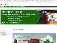 Tablet Screenshot of france.pioneer.com